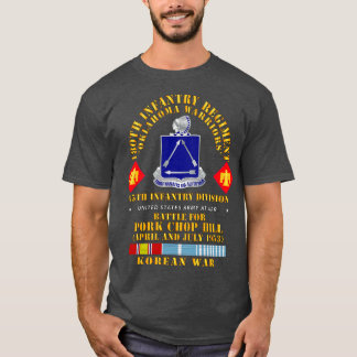 180:e infanteriregimen 45:e ID Battle Gris Chop H T Shirt