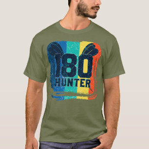 180 Hunter Darting and Darts Vintage Funny Dart T Shirt
