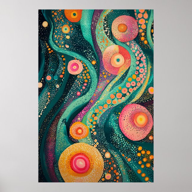 1811 Cosmic Surrealist Dreamscape Poster (Framsidan)