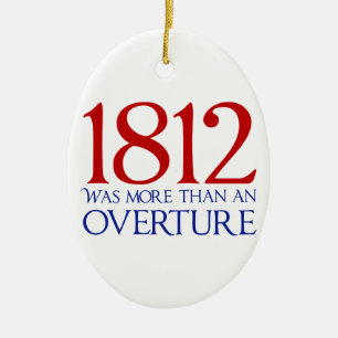 1812 var mer än en Overture Julgransprydnad Keramik