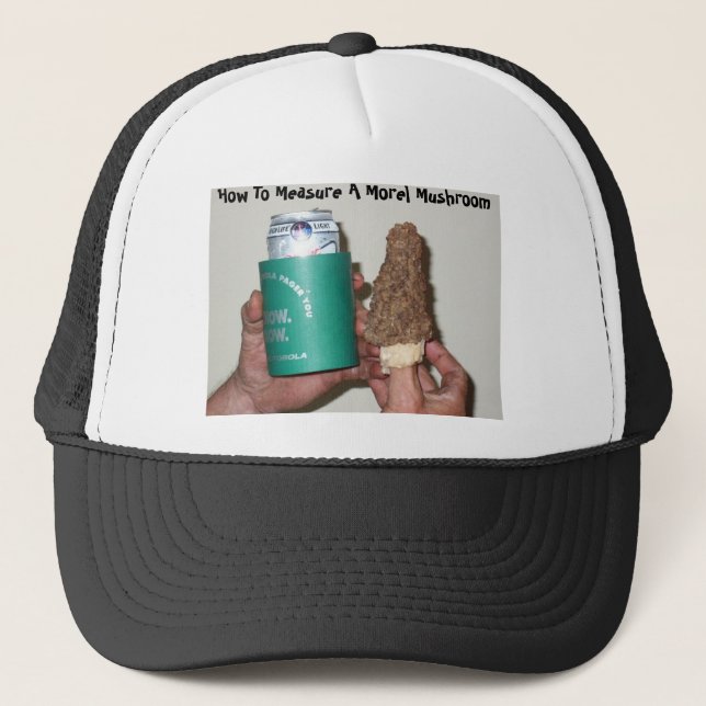 18162127 hur man mäter en Morelchampinjon Truckerkeps (Framsida)