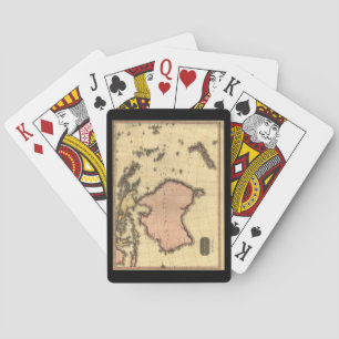 1818 Australasia Karta - Australien, Nya Zeeland Spel Kort