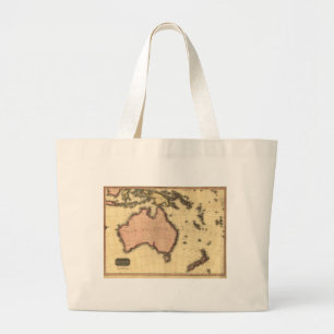 1818 Australasia karta - Australien som är Jumbo Tygkasse