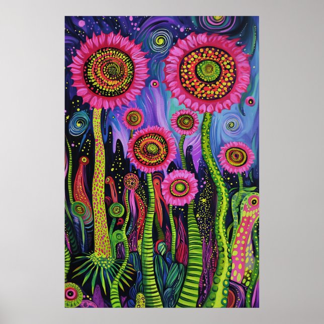 1818 Cosmic Surrealist Dreamscape Poster (Framsidan)