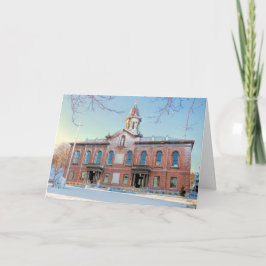 1820 Domstol och Town Hall Plymouth MORSA Helgkort