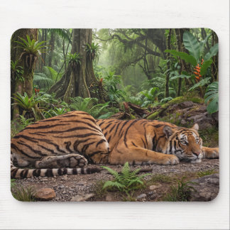 1820-talets Bild Av Kunglig Tiger Konverterad Från Musmatta