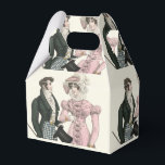 1823 Antique Bröllop Man Woman Mode Presentaskar<br><div class="desc">Antique Bröllop par - Antique mode art av en man och kvinna 1823,  ett vackert 1800-tal par,  före Victorians tid,  ett exempel på mode plattans vattenfärg mode. Denna vackra illustration av två på modet älskare kommer från en annons för den senaste tidens klänning.</div>
