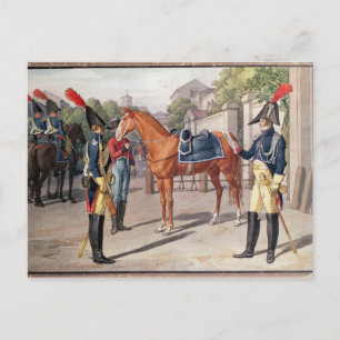 1826 Royalets direktör och vaktmästare Vykort