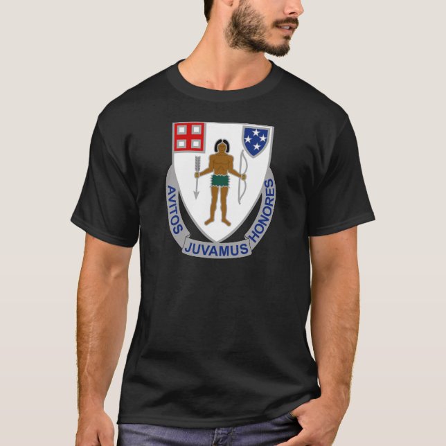 182. Infanterit Regiment Tee Shirt (Framsida)