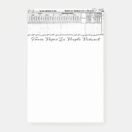 1830 Census FPPP Post-its Post-it Block
