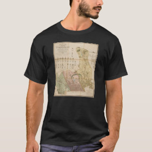 1834 års karta över borough St Marylebone (London) T Shirt