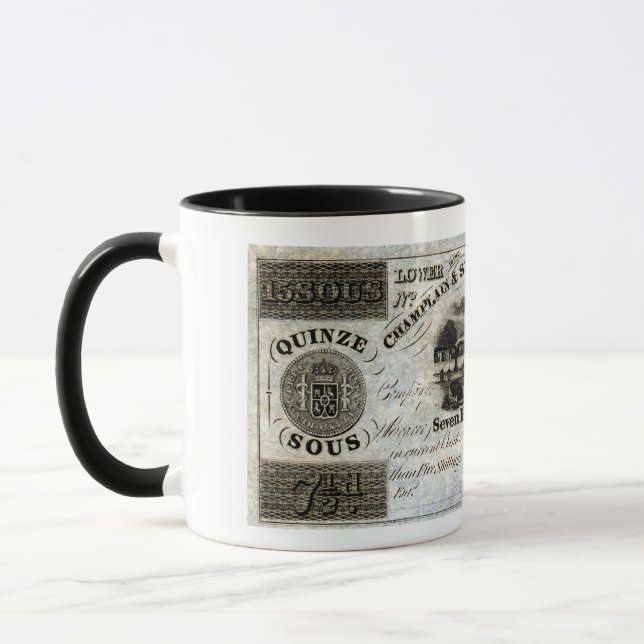 1837 Canadian Railroad Currency Mugg (Vänster)