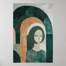 1838 Heroic Figur i Archway Poster