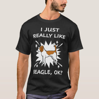 183 Verkligen som Beagle T Shirt
