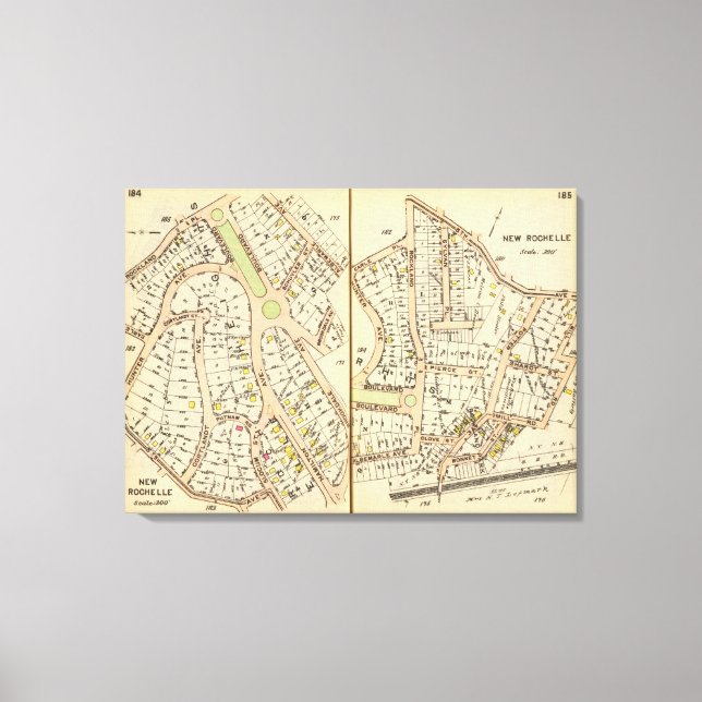 184185 New Rochelle Canvastryck (Framsida)