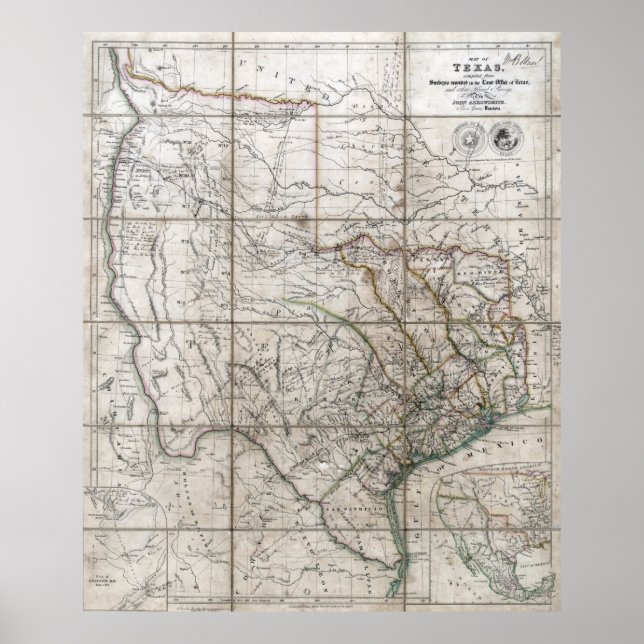 1841 Texas Poster (Framsidan)