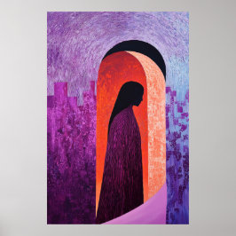 1844 Heroic Figur i Archway Poster