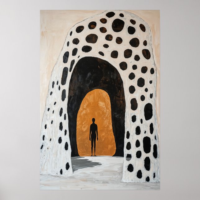 1846 Heroic Figur i Archway Poster (Framsidan)