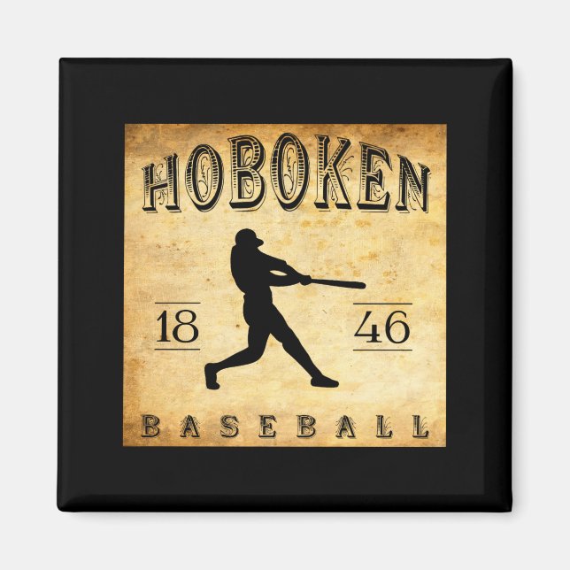 1846 Hoboken New Jersey Baseball  Magnet (Framsidan)