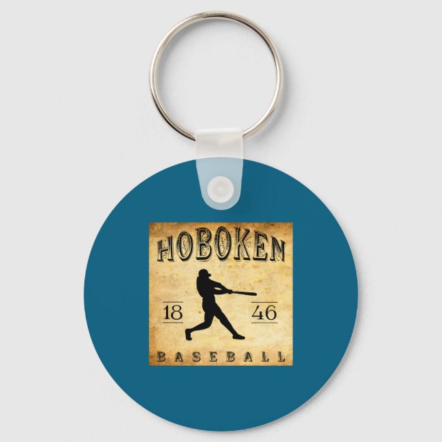 1846 Hoboken New Jersey Baseball  Nyckelring (Framsida)