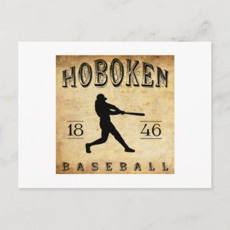 1846 Hoboken New jersey Baseball Vykort