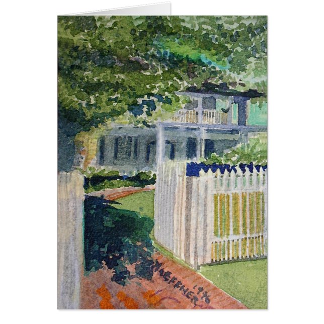 1847 Kellum-Noble House Hälsningskort (Framsidan)