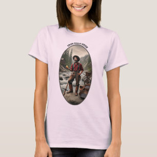 1849 California Guld Miner med stort Nugget URM T Shirt