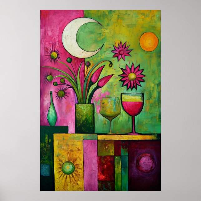 1850 Dreamlike Flow Poster (Framsidan)