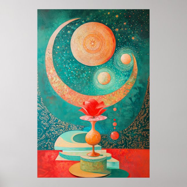 1851 Dreamlike Flow Poster (Framsidan)