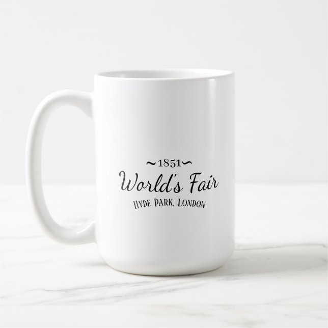 1851 Victoriaminnesmugg - Gåva Kaffemugg (Vänster)