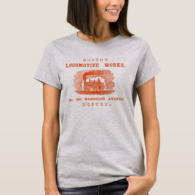 1852 Boston Locomotive Works, orange Tröja (Framsida)
