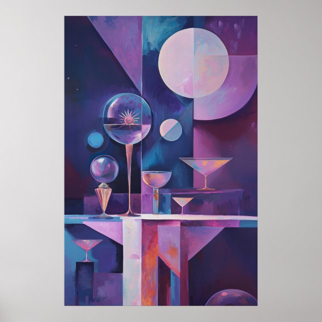 1852 Dreamlike Flow Poster (Framsidan)