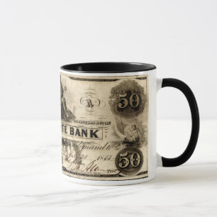 1853 Cochituate 50 Dollar Note Mugg