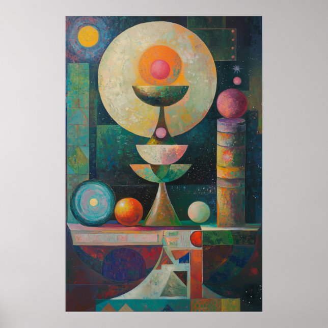 1854 Dreamlike Flow Poster (Framsidan)