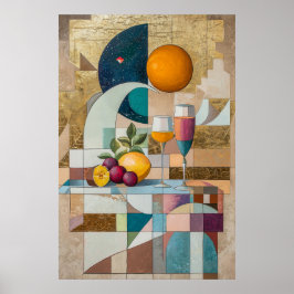 1855 Dreamlike Flow Poster