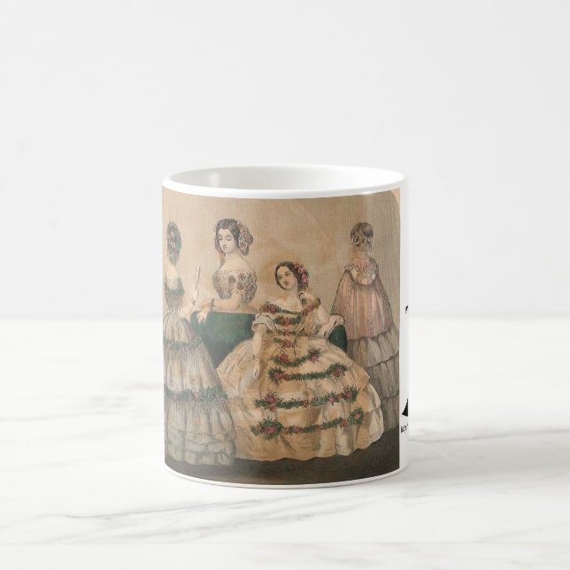 1858 Godeys Ballgowns Mugg (Center)