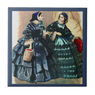 1858 modetavla utskrift kakelplatta