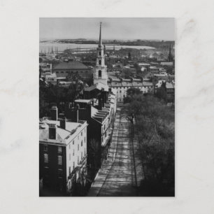 1859: A view of Boston from the State House Vykort