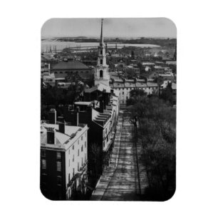 1859:  En beskåda av Boston från det statliga Magnet