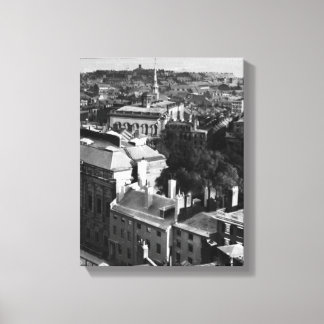 1859: En sydlig syn på Boston tittar Canvastryck