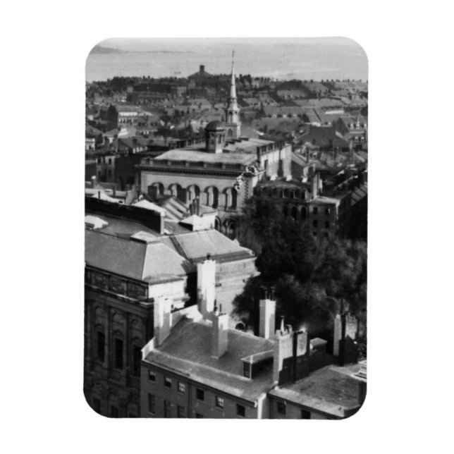 1859: En sydlig syn på Boston tittar Magnet (Vertikal)