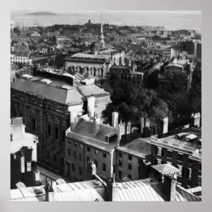 1859: En sydlig syn på Boston tittar Poster