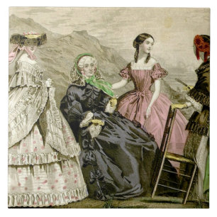 1859 Mode Kakelplatta