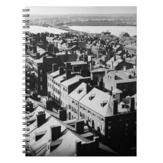 1859: Staden av Boston, Massachusetts Anteckningsbok Med Spiral