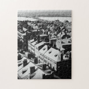 1859: Staden av Boston, Massachusetts Pussel