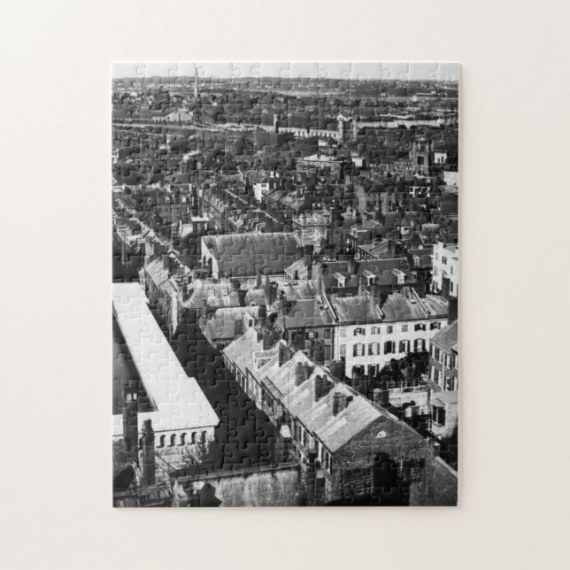 1859:  Staden av Boston, Massachusetts Pussel (Vertikal)