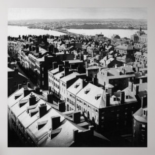 1859: Staden Boston, Massachusetts Poster