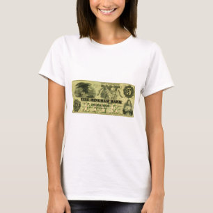 1860 Hingham Massachusetts 5 dollarnot T-shirt