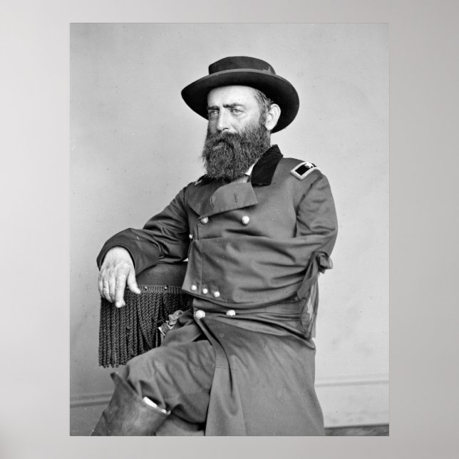1860-talets officer vid civila Krig Poster (Framsidan)