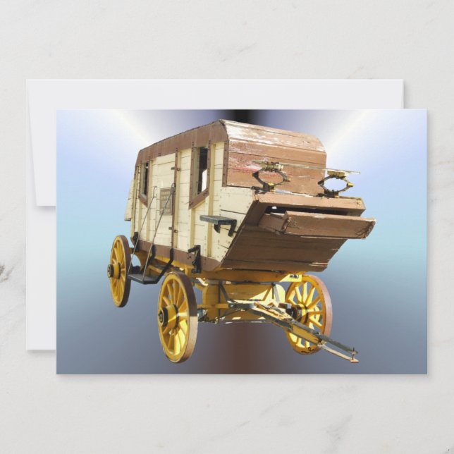 1860-talets Stagecoach - Denver Guld Rush (Framsida)